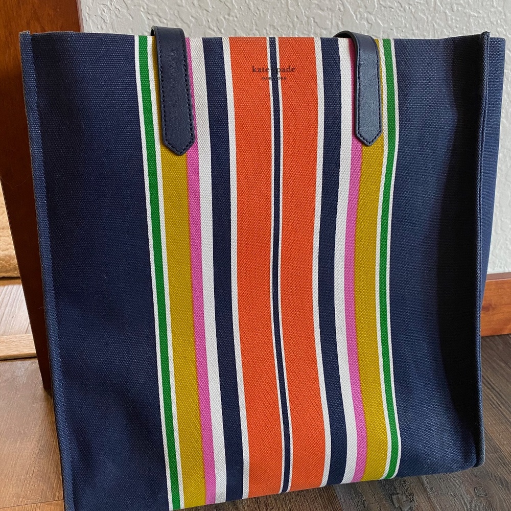 Kate Spade Parisian Kitt Large North South Stripe Toto